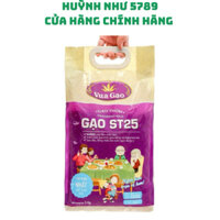 [CHÍNH HÃNG]Gạo ST25 Túi 5kg – Chính Hãng Vua Gạo – Gạo Thơm Ngon, Dẻo Nhiều, Vị Đậm Đà – Top 1 Thế Giới 2023