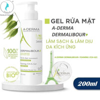 [Chính hãng]Gel làm sạch và làm dịu da A-Derma Dermalibour Foaming Cica-Gel