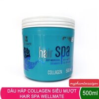 [Chính hãng_giá sỉ] Hấp dầu siêu mượt Wellmate Hair Spa Collagen 500ML