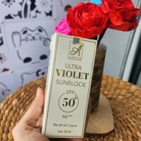 CHÍNH HÃNG_Kem Chống Nắng Ultra Violet Sunblock SPF 50 PA+++_Chống Nắng, Nâng Tông, Dưỡng Ẩm, Thay Kem Nền