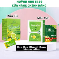 [CHÍNH HÃNG]Kẹo Chanh Giảm Cân Lime Slim EZ Beauty Hộp 15goi tặng kèm detox