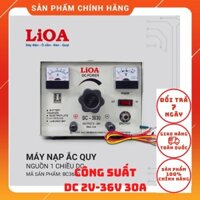 [CHÍNH HÃNG]Máy Nạp Ắc Quy 6V-12V-18V-24v-36V (Nguồn 1 Chiều DC) Lioa BC3630 (2-36V 30A)