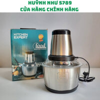 [CHÍNH HÃNG]Máy xay thịt Inox Kitchen Expert công suất 250W Inox 304/ Máy xay đa năng Food Processor 2L