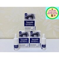 [CHÍNH HÀNG]Nhỏ dưỡng mắt STARAZOLIN ( hộp 2 lọ ) dùng được cho kính áp tròng