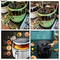 [CHÍNH HÃNG]Nồi chiên không dầu NINE SHIELD 8L Nhập khẩu , siêu to khổng lồ - diendandung24h