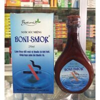 [CHÍNH HÀNG]Nước Súc Miệng Boni-Smok (Cai thuốc lá ) 250ml