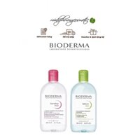 [CHÍNH HÃNG]NƯỚC tẩy trang BIODERMA 500ml Xanh Hồng
