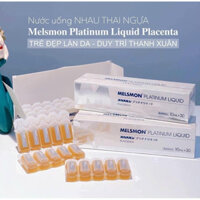 [Chính Hãng]Nước Uống Nhau Thai Ngựa Melsmon Platinum Placenta Nhật Bản Hộp 30 Ống