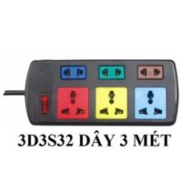 {CHÍNH HÃNG}Ổ Cắm Lioa 3 lỗ 3 chấu 3 lỗ 2 chấu 3D3S32N - 3D3S52N