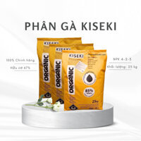 {CHÍNH HÃNG}Phân Gà Nhật Kiseki Chính Hãng Nhập Khẩu Trực Tiếp Bao 25kg, Phân Gà Hữu Cơ Nhật Bản