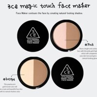 (Chính Hãng)Phấn Tạo khối và Highlight 3CE Magic Touch Face Maker