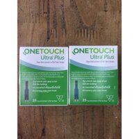 [CHÍNH HÀNG]Que thử đường huyết Onetouch Ultra Plus 25 que