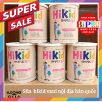 (chính hãng)Sữa Hikid vani 600gr nhập khẩu hàn quốc(mẫu mới date mới)