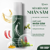 [CHÍNH HÃNG]Sữa Rửa Mặt Nhân Sâm MQSKIN 120ml