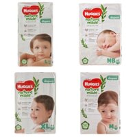 [Chính Hãng]Tã Bỉm Huggies Platinum Nature Made Quần Dán Size NB60 M64 M58 L44 L54 XL38 XL44 XXL26