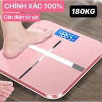 (CHÍNH XÁC 100%) CÂN SỨC KHỎE ĐIỆN TỬ 180KG CAO CẤP, CHỊU LỰC TỐT, ĐỘ CHÍNH XÁC CAO, CÂN SỨC KHỎE TIỆN ÍCH
