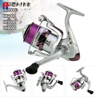 Chink Quay Bánh Xe YK2000 Series Mồi Câu Cá Bánh Xe Gấp Rocker Mạ Điện Bánh Xe Câu Cá