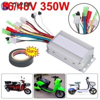 Chink Smart Dual Mode 36V / 48V 350W Xe đạp điện động cơ DC không chổi than
