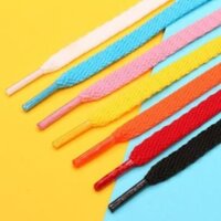 ChinSu08 -  Dây giày bản dẹt, dẹp nhiêu màu dùng cho giày thể thao