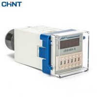 Chint Relay timer JSS48A-S  Rơle thời gian luân phiên 1C/O (hàng chính hãng)