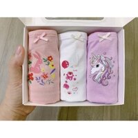 Chip đùi J&J chất Modal hàng VN cao cấp xuất hàn cho bé gái  - Combo 3 quần lót /quần chíp (26003)