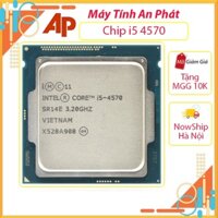 Chip i5 4570, CPU i5 4570, I3 4160 dùng cho main H81CPU Intel® Core™ I5-4570 đã qua sử dụng.