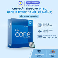 Chip máy tính CPU Intel Core i7 12700F (12 lõi | 20 luồng | Turbo 4.9GHz)