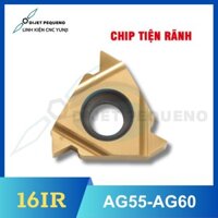 Chip tiện rãnh lưỡi ren cnc tam giác mã 16ER/IR AG60 độ LDC màu vàng tiện ren trái và ren phải