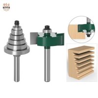 Chiwanji 1 / 4 Inch Shank Rabbet Router Bit với 6 Vòng Bi Bộ Di Động Chống