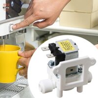 Chiwanji 24V 1 / 4 "Phụ kiện van nước đầu vào màu trắng Điều khiển tự động nhanh cho máy đường ống Thiết bị uống nước