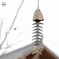 Chiwanji Chuông Gió Nhật Bản Xương Cá Windchime Gió Truyền Thống Để Trang Trí Ngoài Trời Trang Trí Đền Thờ