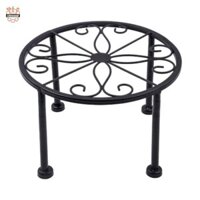 Chiwanji Giá Đỡ Thực Vật Sắt Chân Đế Đường Kính 23 cm Kệ Tròn Để Bàn Cây Phân Chậu Cây Giá Đỡ Cho Gia Đình Ban Công