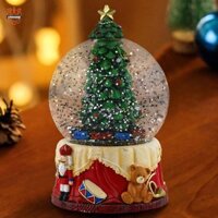 Chiwanji Thủy Tinh Quả Cầu Tuyết Để Bàn Trang Trí Bông Tuyết Quả Cầu Tuyết Quà Tặng Tiệc Trẻ Em