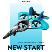 Chloch RC Plane, 2.4G Điều khiển vô tuyến V18 Fighter Hobby Plane, Điều khiển từ xa EPP Foam Plane Bộ phận đồ chơi Máy bay lượn Quà tặng sinh nhật