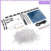 Cho 1 Bộ DIY 8x8x8 LED Cube 3D Bộ Hàn Điện Tử Vuông Ánh Sáng