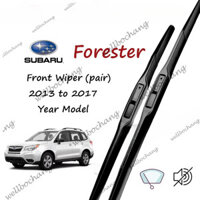 Cho 2013 đến 2017 Subaru Forester Lưỡi gạt nước phía trước 17 + 26 Bộ / Cặp Bộ gạt nước cửa sổ ô tô FOREST (loại lai silicon) từ khăn lau