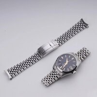 Cho 20mm Seiko SARB035 Jubilee Hollow Endband với dây đeo đồng hồ bằng thép không gỉ triển khai Oyster