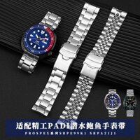 Cho 22mm seiko rùa Dây Thép Chắc Chắn PADI Lặn Abalone Quái Vật SRPE99K1 SRPA21J1 Vòng Tay Đồng Hồ Dây Đeo Cho Nam