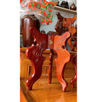 Chò 3 chân chữ Lộc gỗ xà cừ kê đĩa trái cây -Nhiều size