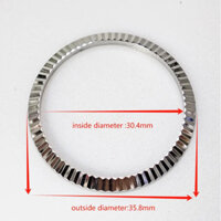 Cho 36mm 16013 16018 16233 16234 16203 Rolex Datejust36 316L Thép Bạc Viền 30.4mm