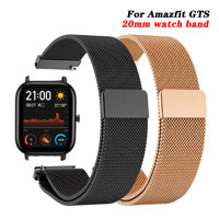 Cho Amazfit GTS Dây Milanese Vòng Từ Thép Không Gỉ Cho Xiaomi Huami AMAZFIT BIP/GTR 42 Mm Kim Loại dây Đeo Đồng Hồ 20 Mm