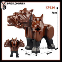 Chó ba đầu Cerberus Đồ chơi lắp ráp Nhân Vật Nhỏ trong phim Harry Potter Mô hình lắp ghép sáng tạo XP326