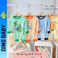 [Cho bé 8-19kg] Bộ Áo Quần Dài Tay Hiệu Minky Mom Vải Thun Lạnh In Nhiều Hình Dễ Thương Cho Bé