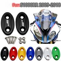 Cho BMW S1000RR S 1000 RR S1000 RR 2009-2018 gương chiếu hậu xe máy cơ sở kính chắn gió ổ đĩa Eliminator gương lỗ Bìa