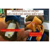 Chó bông biết hát