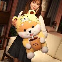 Chó Bông Corgi Cosplay Gấu BôngGấu Bông Chó Shiba Ôm Trà Sữa Cute  - Bullystore BD01