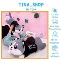 Chó Bông Mèo Bông Husky Gấu Bông Chó Husky Mèo Husky Gấu Bông Chó Alaska Mềm Mịn Co Giãn 4 Chiều Size 50 - 1m5-T004