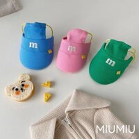 Chó Chống Nắng Nón Lộ Tai Mũ Chống Nắng Internet Người Nổi Tiếng Thêu Chó Con Mèo Mũ Bóng Chày Teddy Bichon Malzis