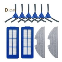 Cho Eufy RoboVac G10 G30 Lai Thay Thế Lọc Cây Lau Nhà Vải Bàn Chải Bên Robot Hút Bụi Phụ Kiện