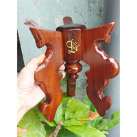 Chò gỗ 3 chân gỗ xà cừ chữ Lộc kê đĩa trái cây --Nhiều kích cỡ